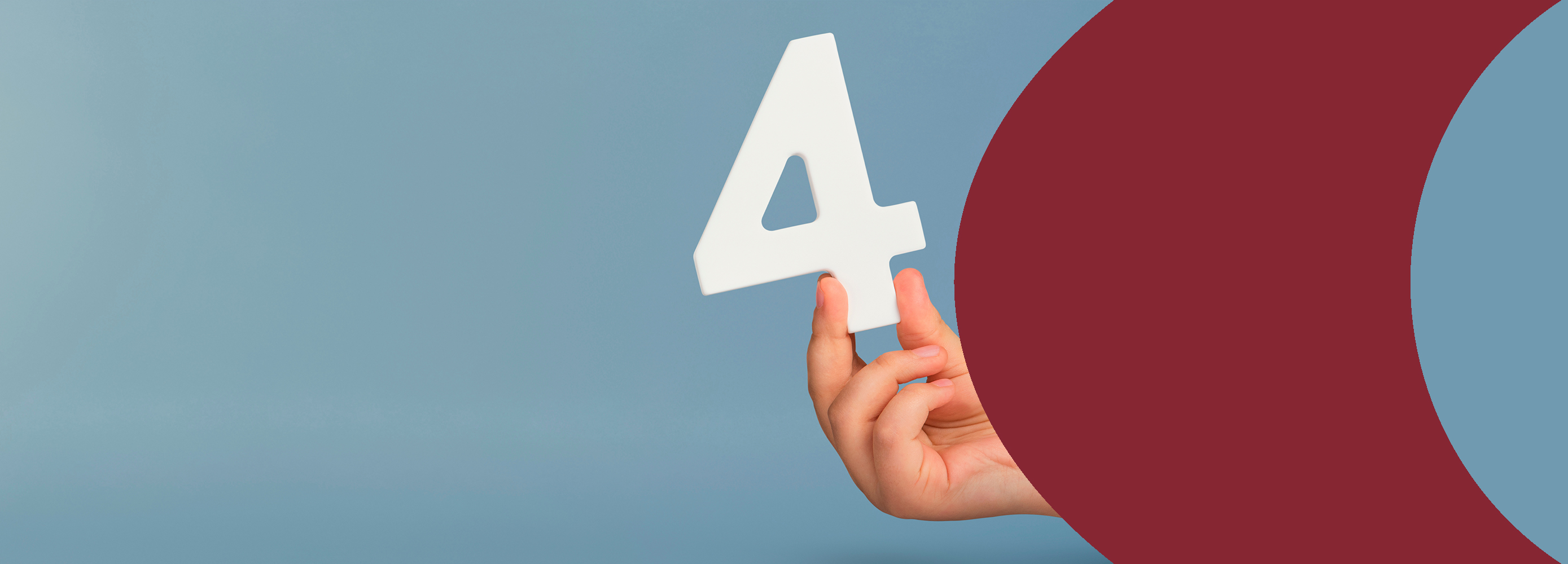 Person holding a 4 - click for rate info