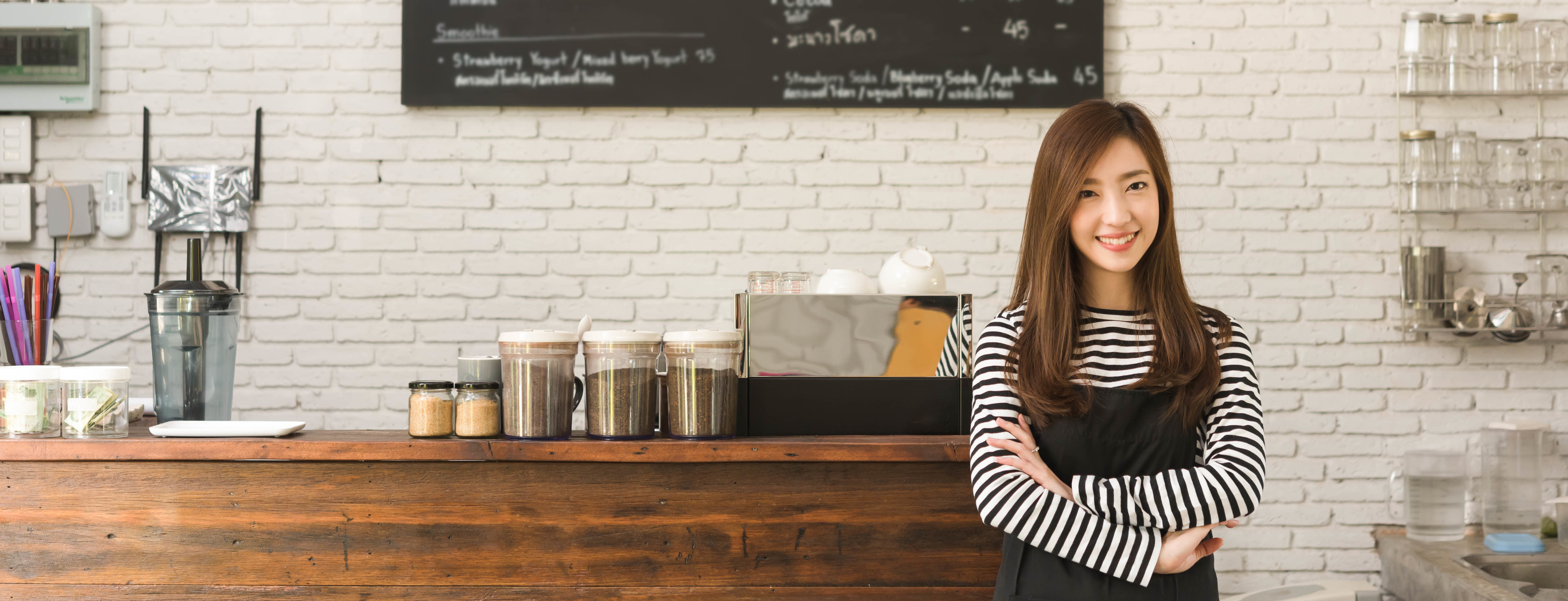 Coffee shop business owner