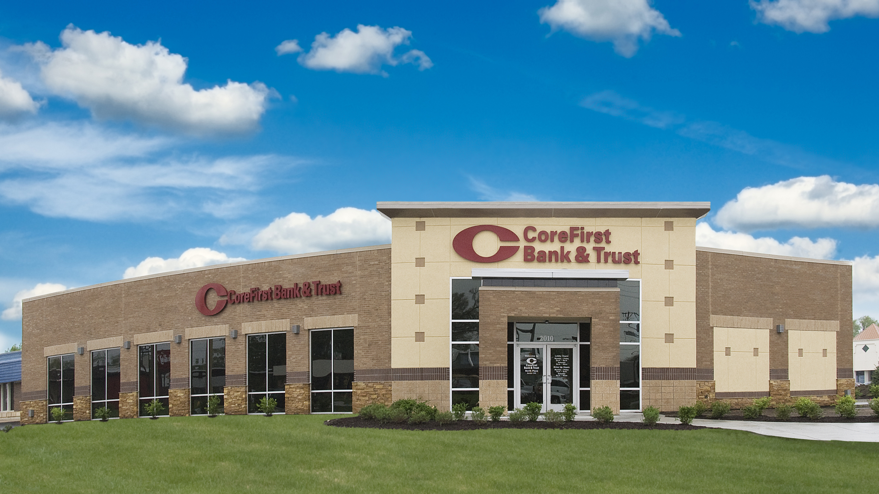 CoreFirst North plaza location